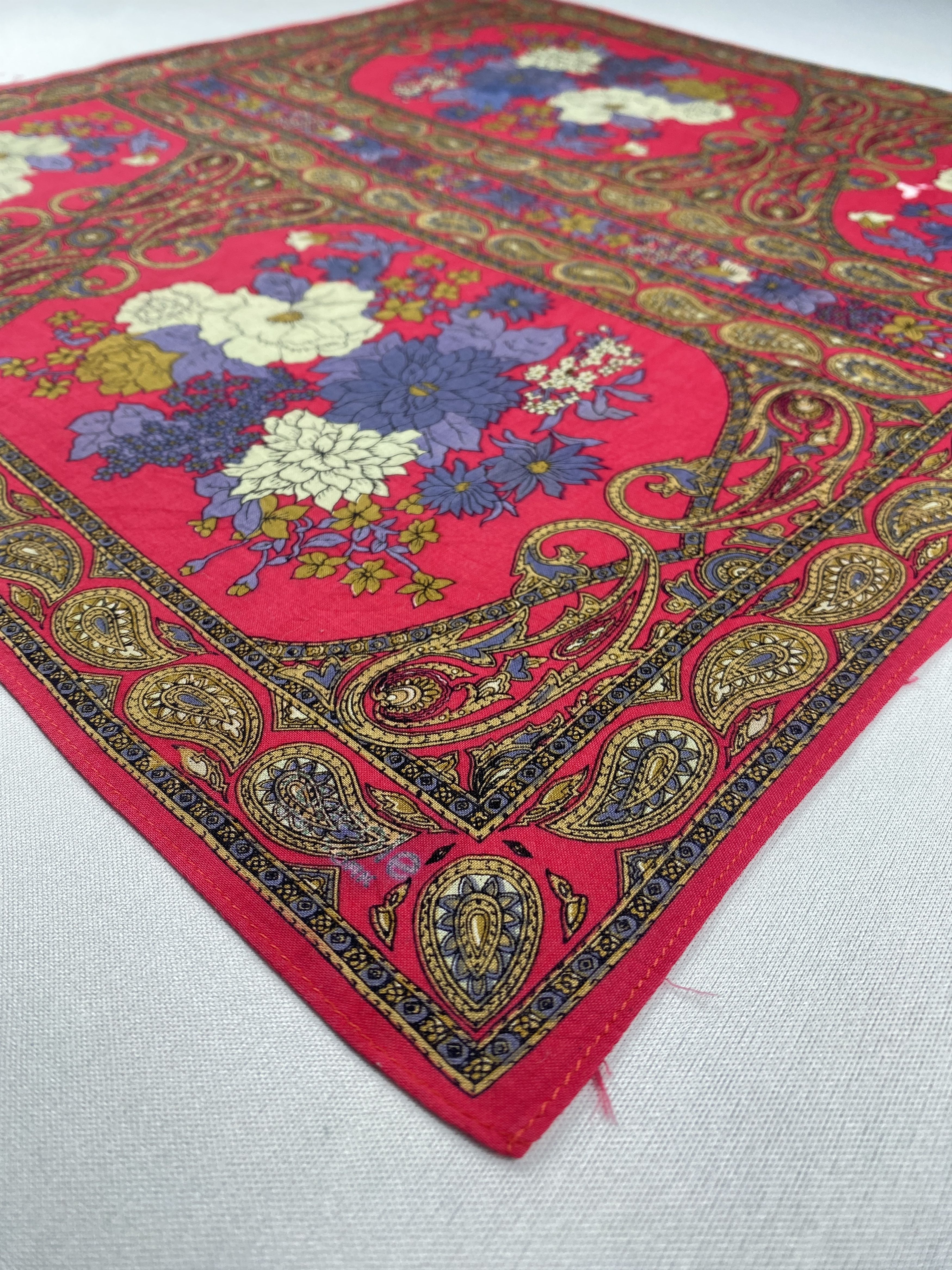 Celine Vintage Celine Handkerchief Pocket Square Bandana HM0015 Size ONE SIZE - 4 Thumbnail