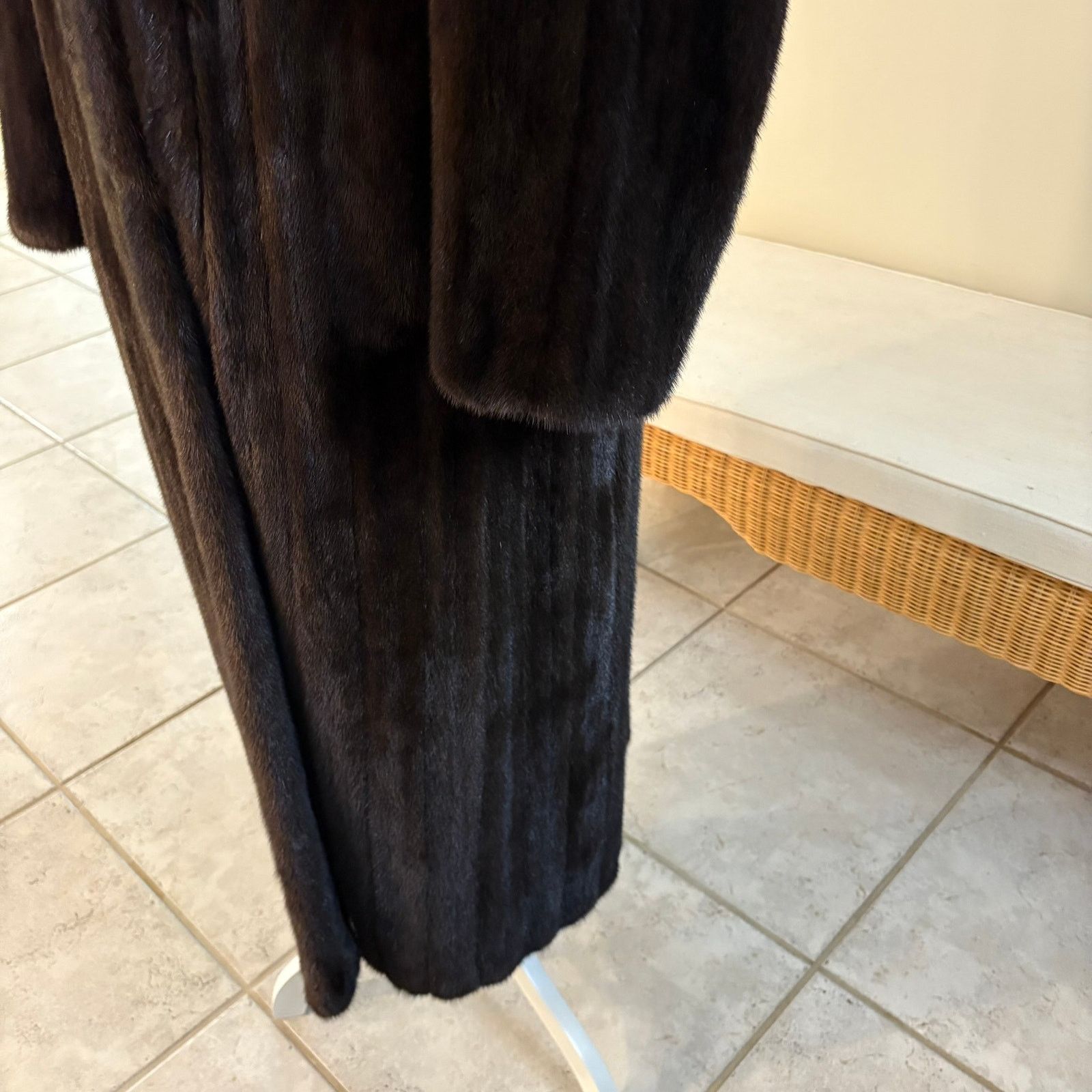 Vintage Vintage Guy Laroche Vintage Full Length Ranch Mink Coat Size M / US 6-8 / IT 42-44 - 9 Thumbnail