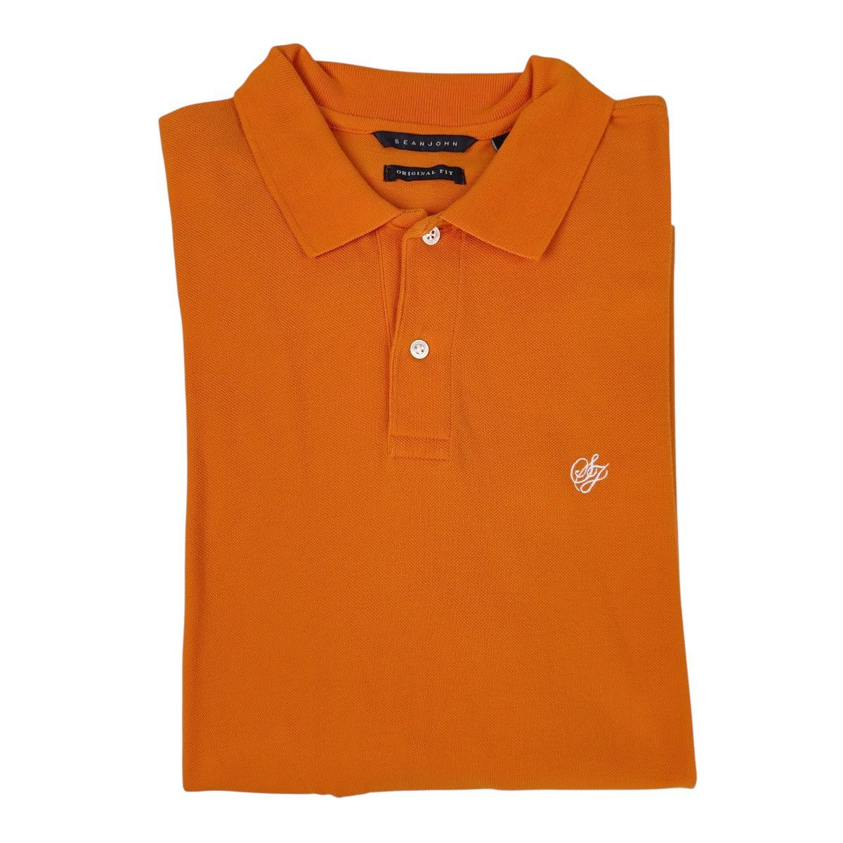 Sean John Sean John Golf Polo Shirt Orange Short Sleeve OG Fit Hip Hop Size US XL / EU 56 / 4 - 1 Thumbnail