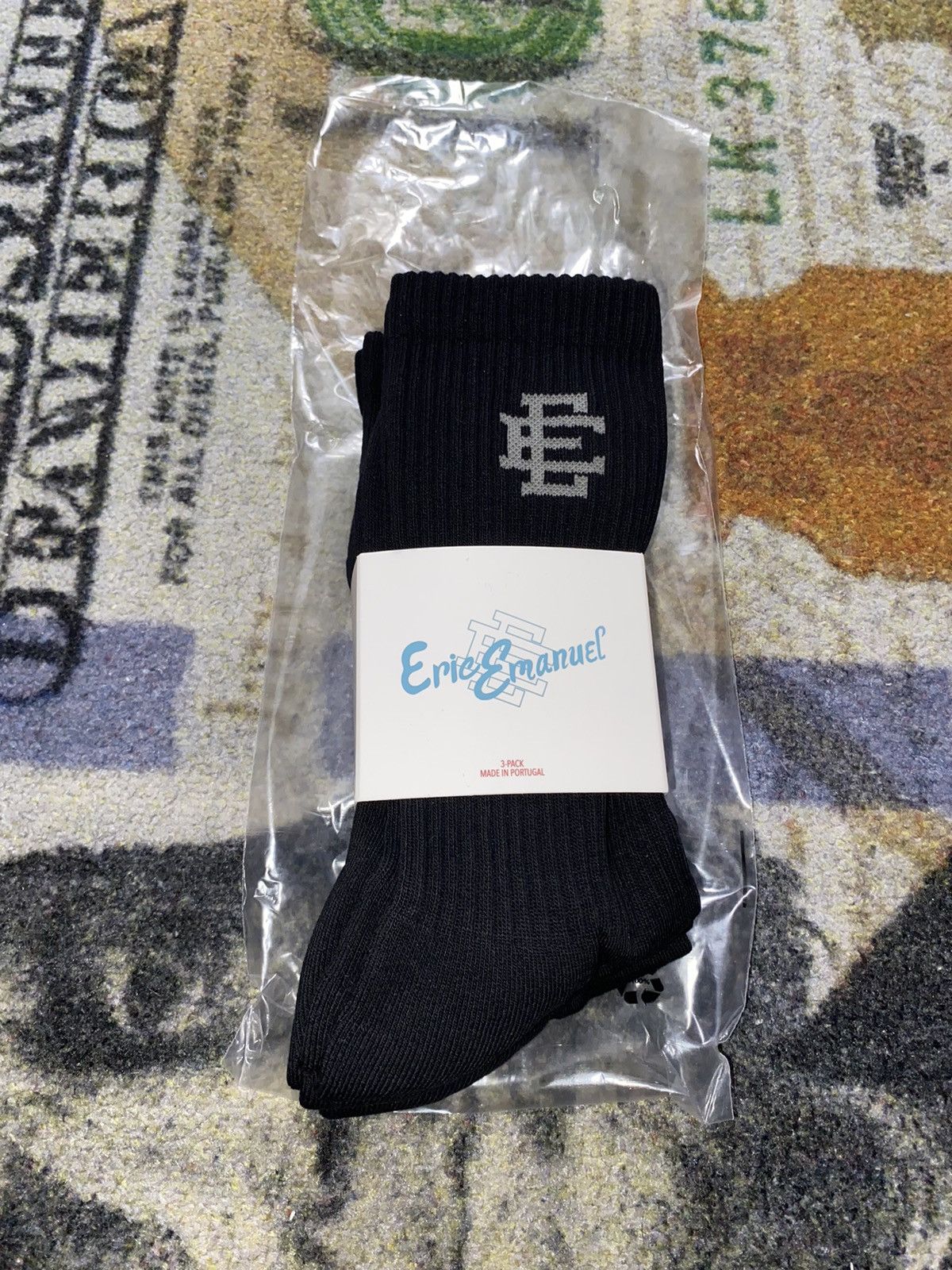 Eric Emanuel Eric Emanuel EE Crew Socks (3 Pack) Size ONE SIZE - 1 Thumbnail