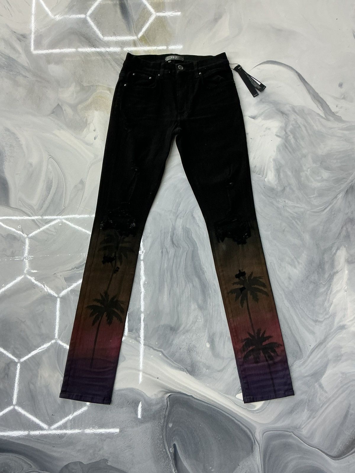 Amiri Amiri Sunset Fade Denim Jeans Size 30 Size US 30 / EU 46 - 1 Thumbnail