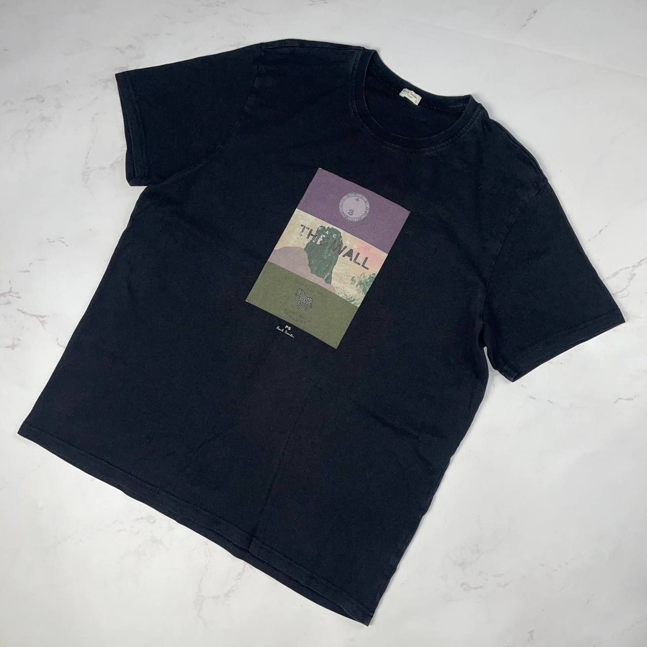 Paul Smith Paul Smith Zebra Print Organic Cotton T-Shirt Tee Black Size US L / EU 52-54 / 3 - 2 Thumbnail