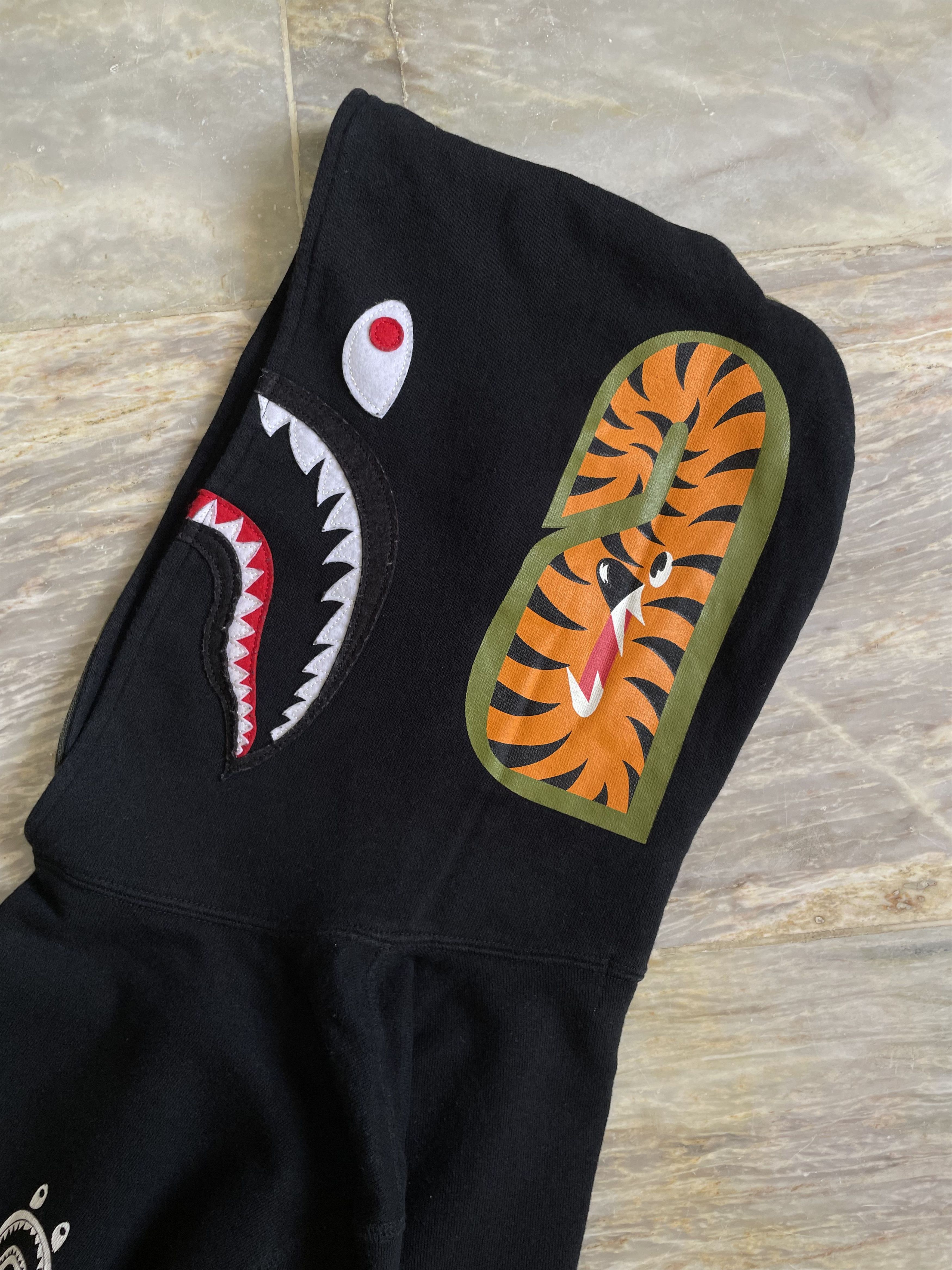 Bape Shark Half Camo Pullover Hoodie