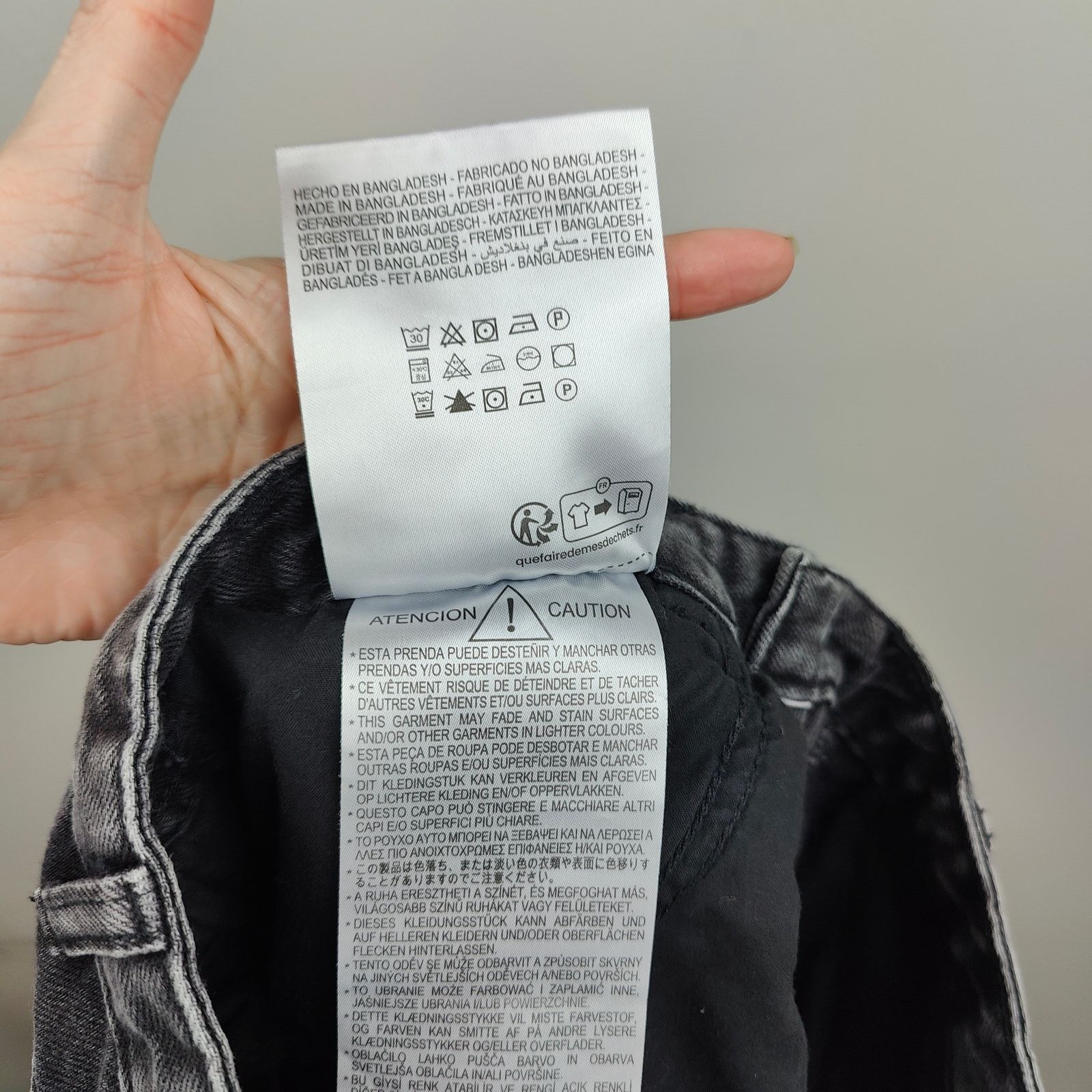 Bershka Bershka Baggy Cargo Jeans Womens 4 Charcoal Utility Y2K Size 27" / US 4 / IT 40 - 10 Thumbnail