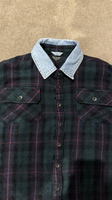 Fear of God Fear of God fifth collection wool green plaid flannel | Grailed