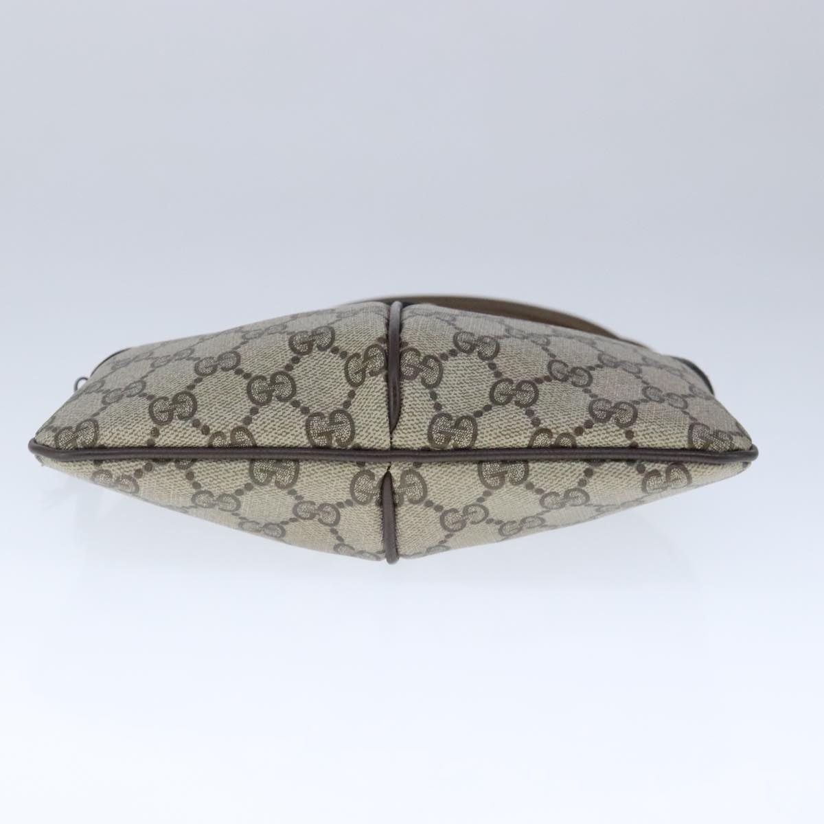 Gucci GUCCI GG Supreme Web Sherry Line Shoulder Bag Pvc Beige 904 Size ONE SIZE - 9 Thumbnail