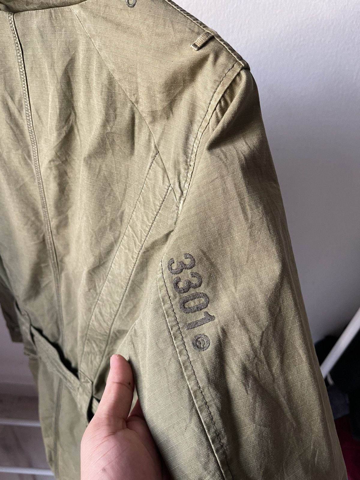 G-Star 2000s G-Star Raw 3301 Parka Jacket b3 Size US L / EU 52-54 / 3 - 14 Thumbnail