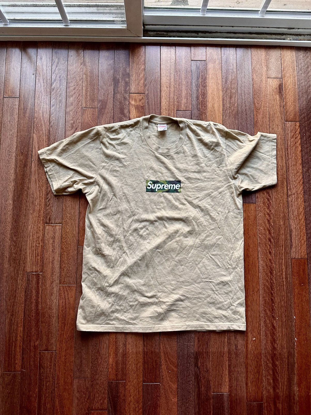 Supreme Supreme Camo Box Logo - Khaki - Large Size US L / EU 52-54 / 3 - 1 Thumbnail