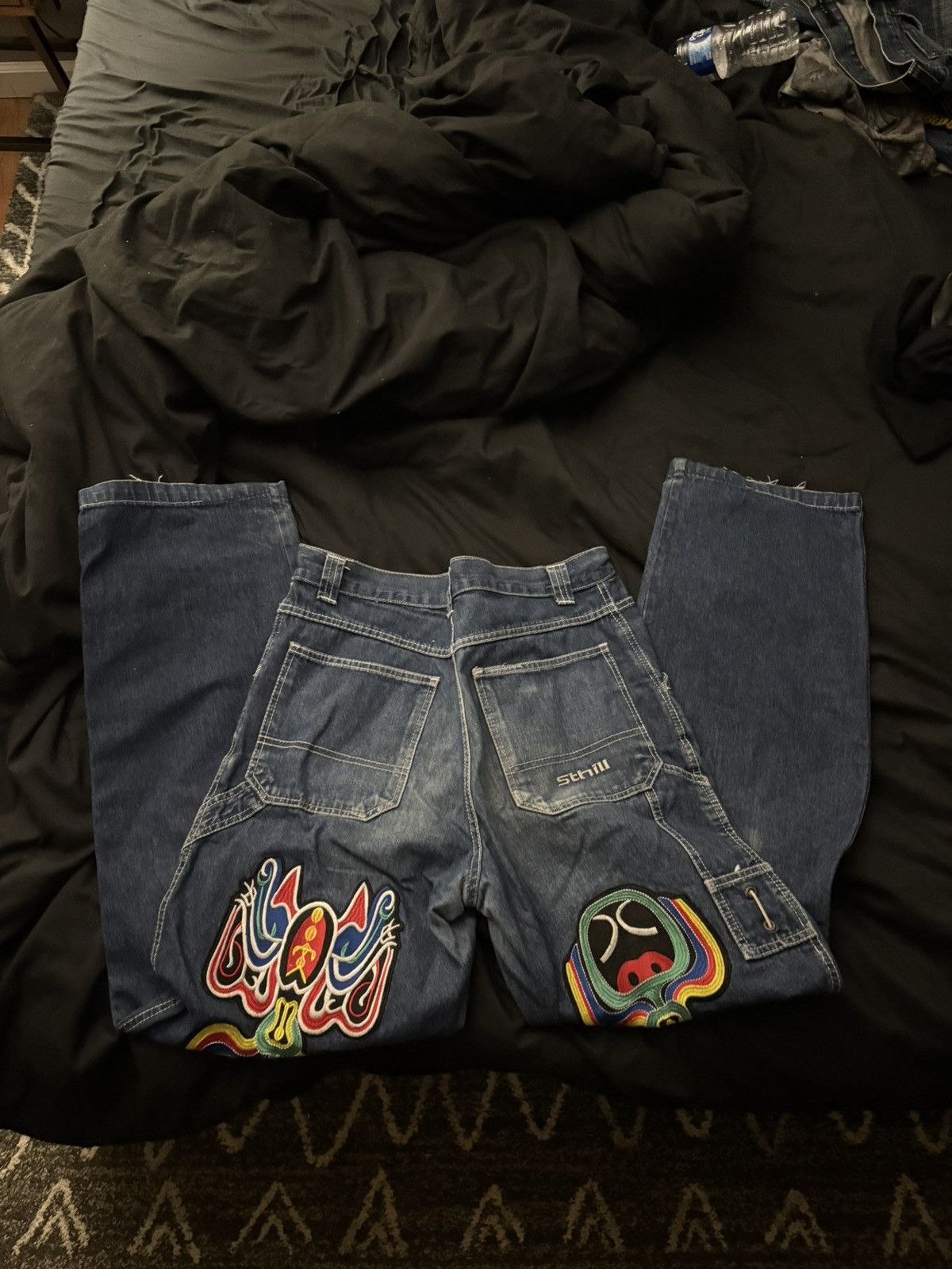 Japanese Brand Japanese Style Embroidered Jeans Size US 34 / EU 50 - 11 Thumbnail