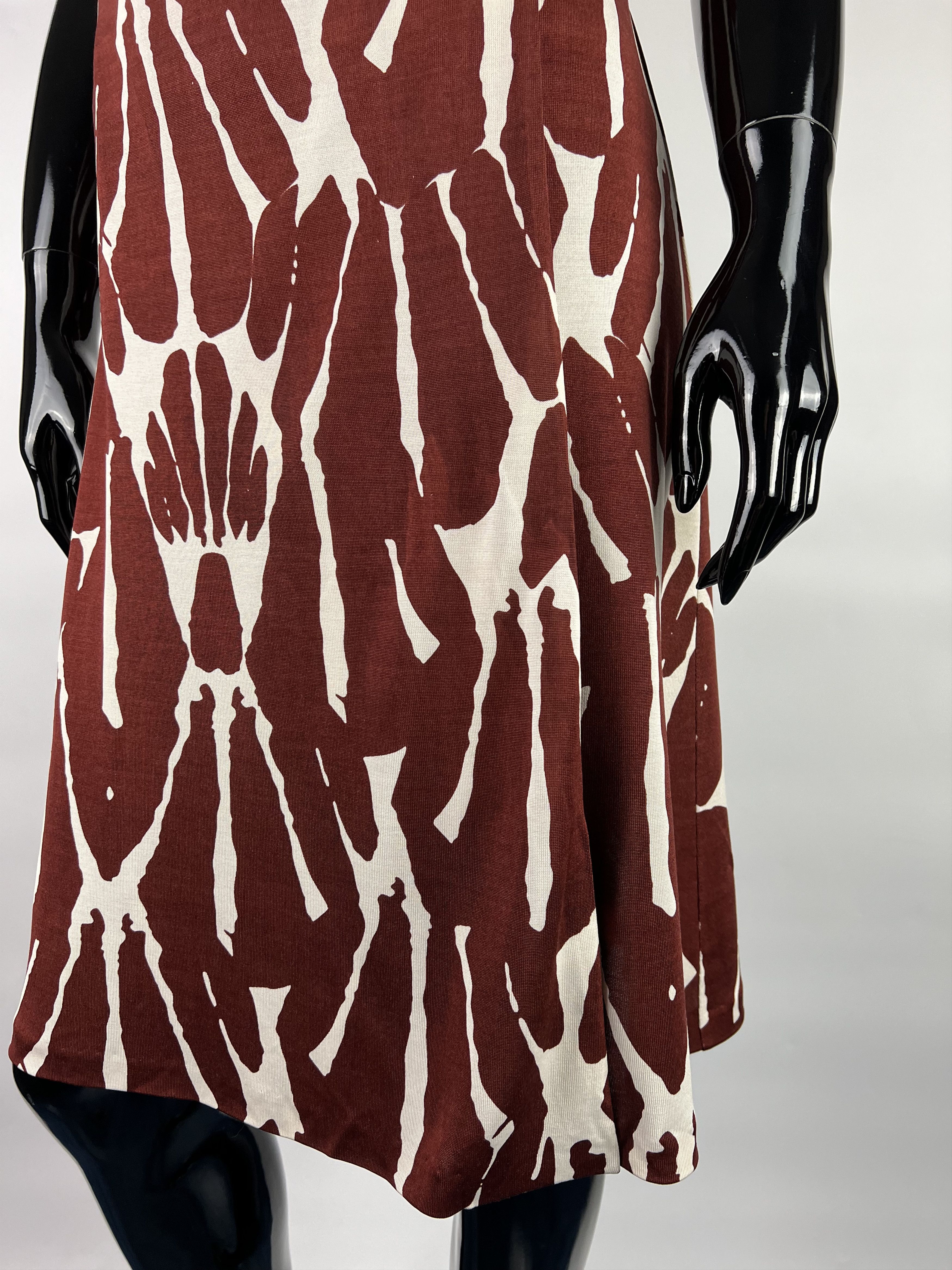 Diane von Furstenberg × Vintage Diane Von Furstenberg 100% Silk Sleeveless Wrap Dress US 8 Size M / US 6-8 / IT 42-44 - 5 Thumbnail