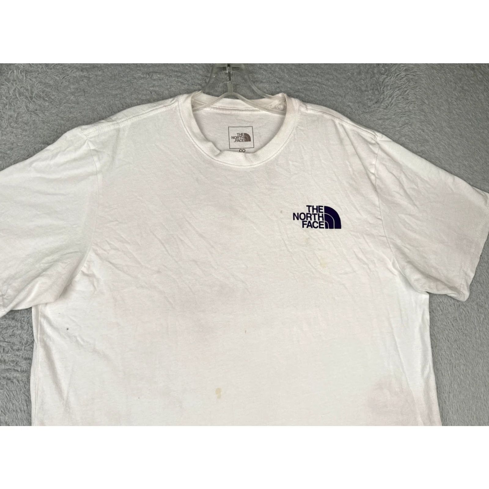 The North Face The North Face Shirt Men XL White Short Sleeve Crew Neck Cotton Read Size US XL / EU 56 / 4 - 4 Thumbnail