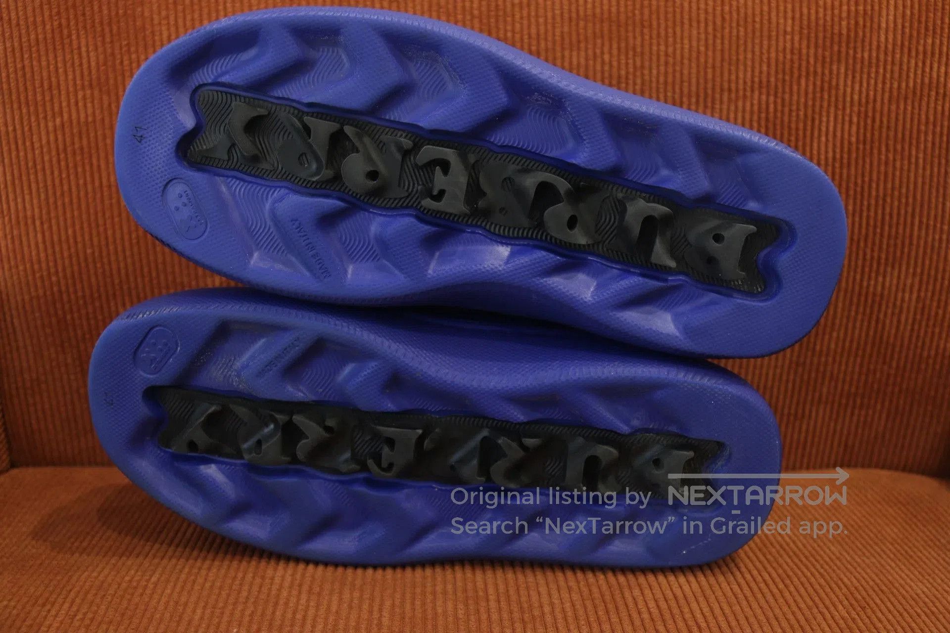 Japanese Brand Burberry Blue Clogs Made in Italy. Size US 8 / EU 41 - 6 Thumbnail