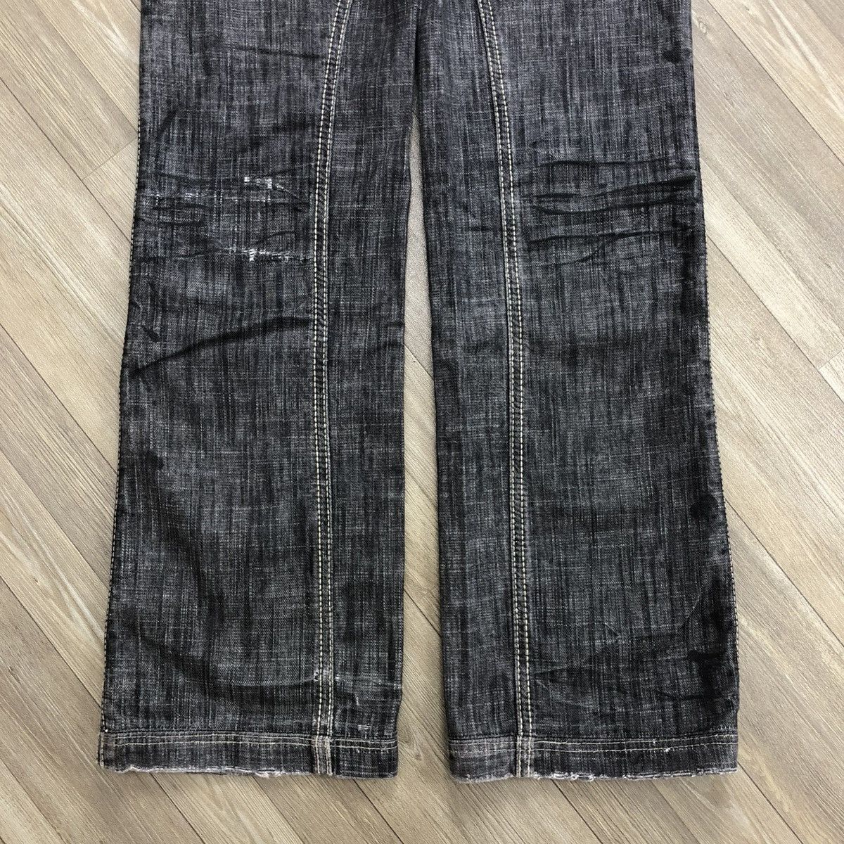 Antik Denim × If Six Was Nine × Vintage Vintage Antik Denim Distressed Embrodired Lgb Flared Jeans Size US 28 / EU 44 - 6 Thumbnail
