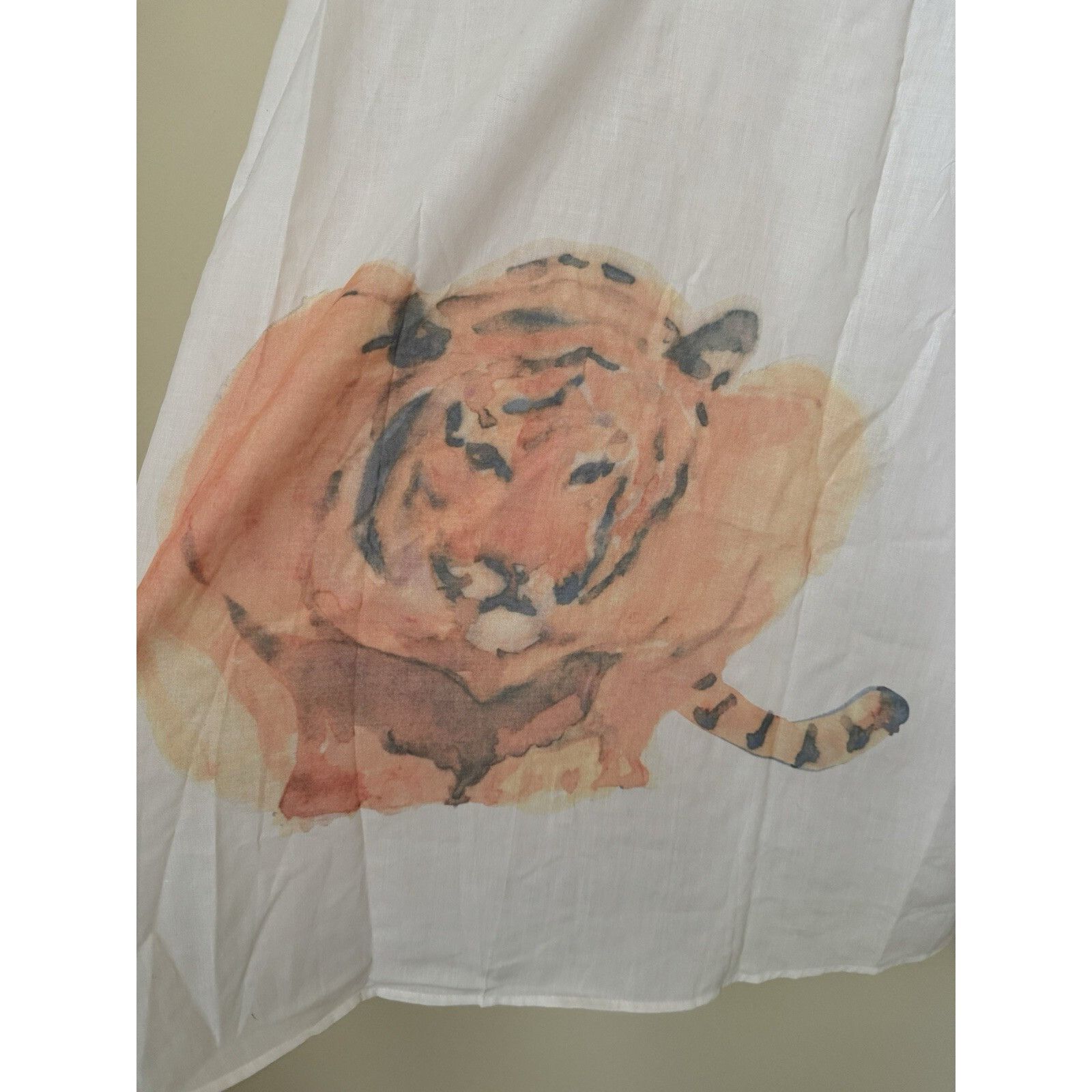 Jil Sander Jil Sander New Tiger Button Up Shirt Long Sleeve Off White X Size US XL / EU 56 / 4 - 2 Thumbnail