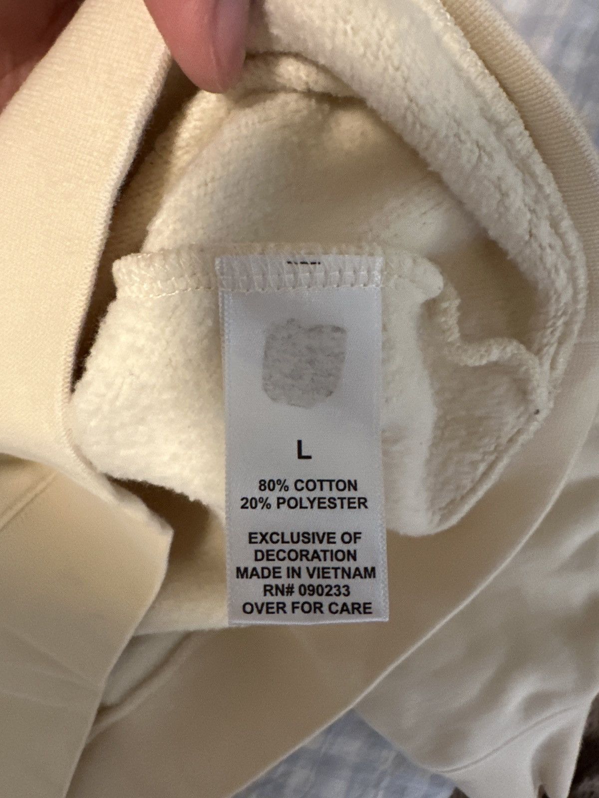 Essentials Essentials Mockneck Sweatshirt Cream Size Large Size US L / EU 52-54 / 3 - 5 Thumbnail