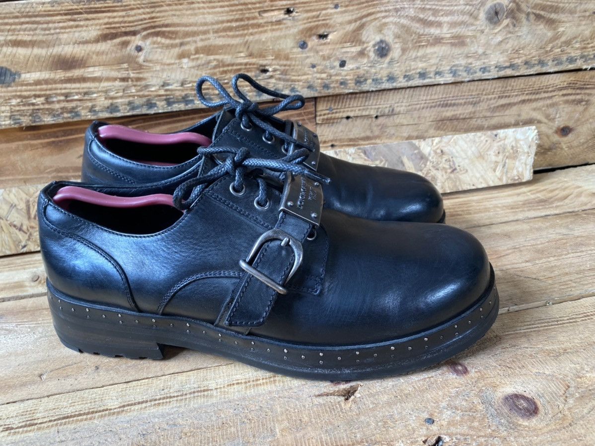 Dolce & Gabbana Dolce and gabbana derby studded black leather shoes sz Uk8 Size US 9 / EU 42 - 7 Thumbnail