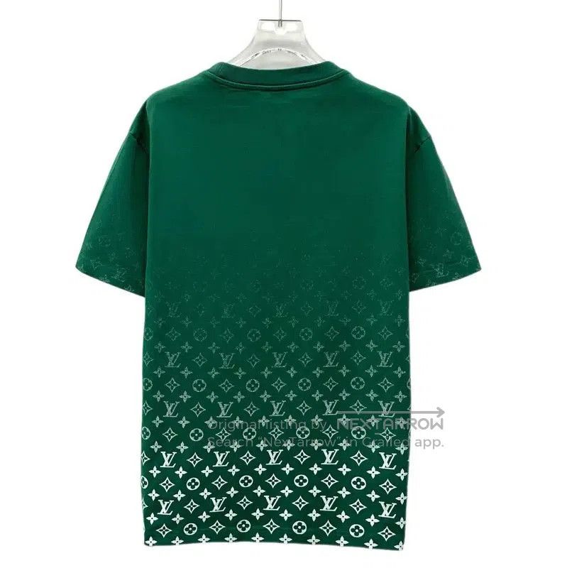 Louis Vuitton Louis Vuitton Green Cotton Men's T. Size US L / EU 52-54 / 3 - 2 Thumbnail
