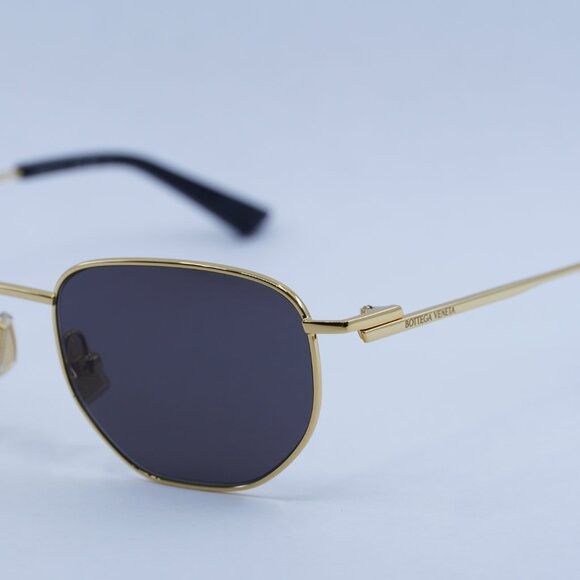 Bottega Veneta 🕶️ New Bottega Veneta BV1301S 001 Sunglasses - Gold Frame Size ONE SIZE - 4 Thumbnail