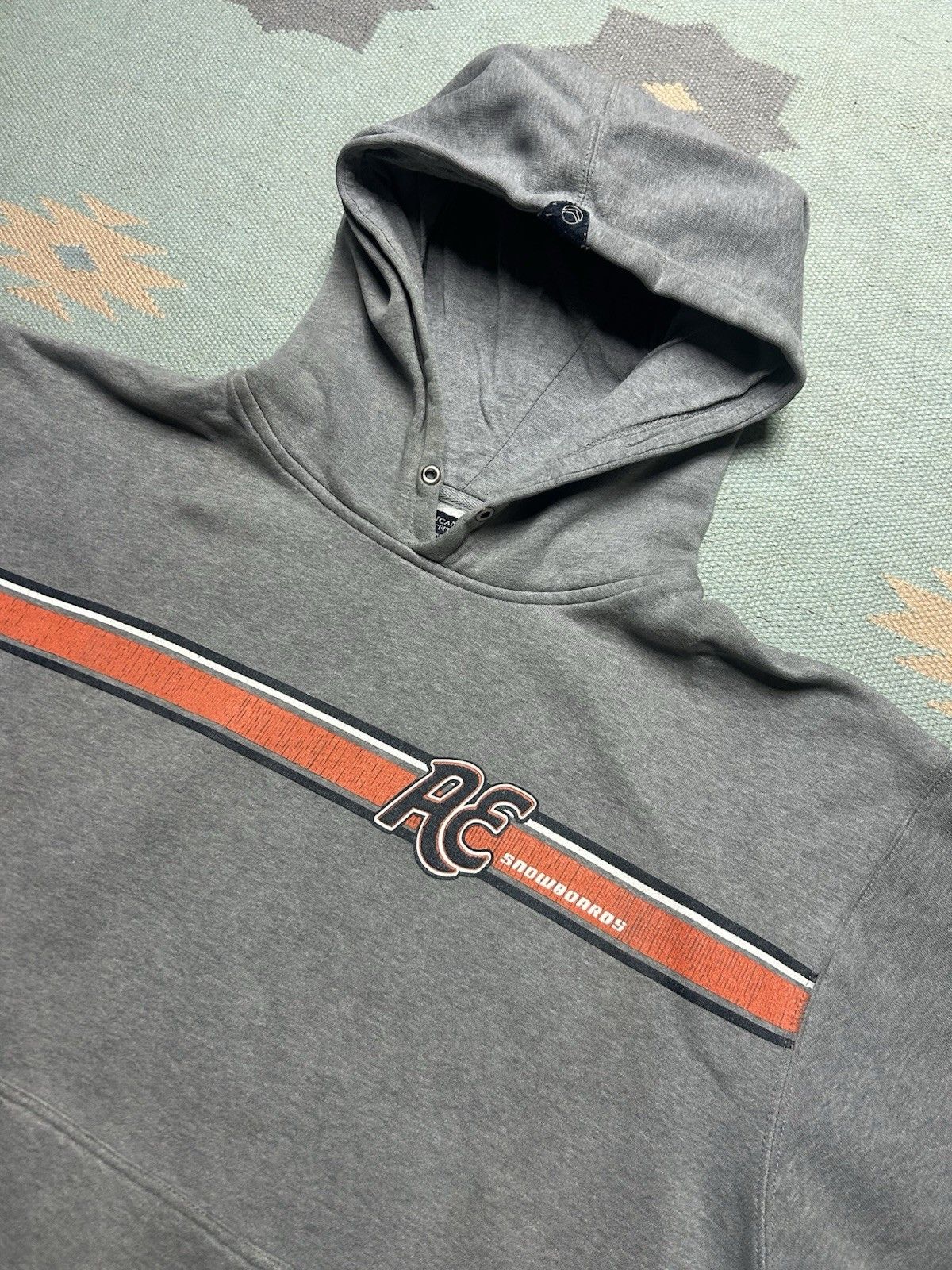 Vintage Vtg hoodie sweatshirt American Eagle snowboards chopped XL Size US XL / EU 56 / 4 - 3 Thumbnail