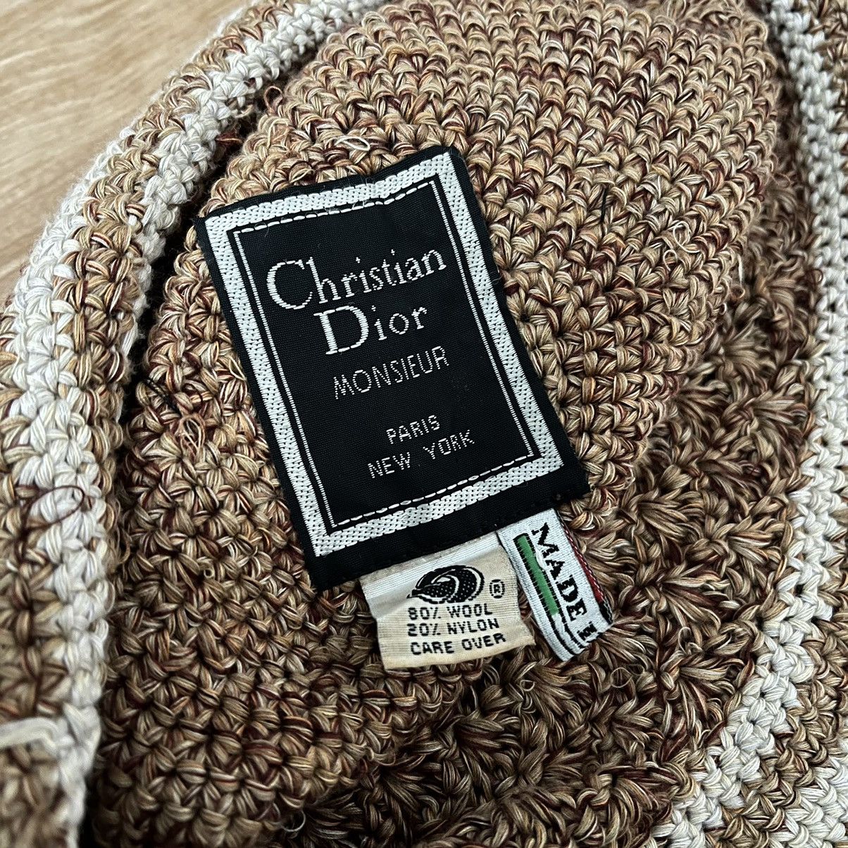 Christian Dior Monsieur × Vintage Rare Christian Dior Monsieur Paris New York Bucket Hat Wool Size ONE SIZE - 6 Thumbnail