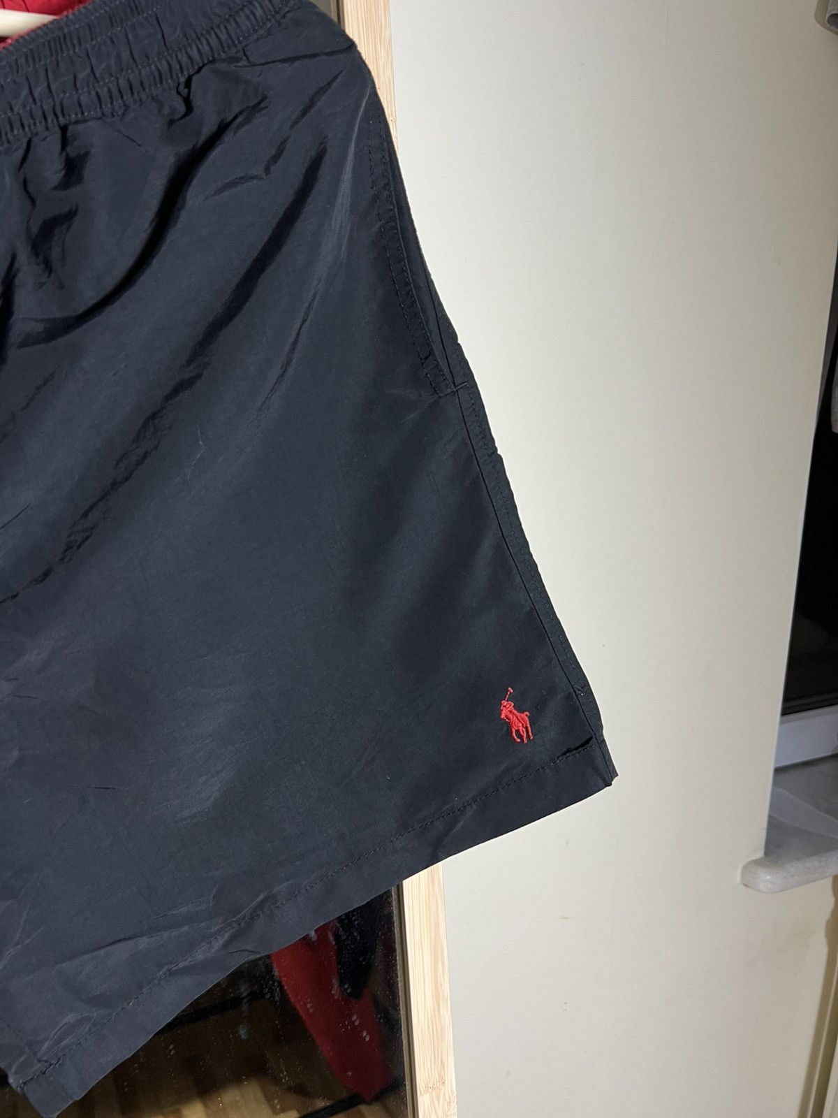 Polo Ralph Lauren POLO Ralph Lauren Classic Black Swim Shorts with Red Pony Size US 34 / EU 50 - 2 Thumbnail