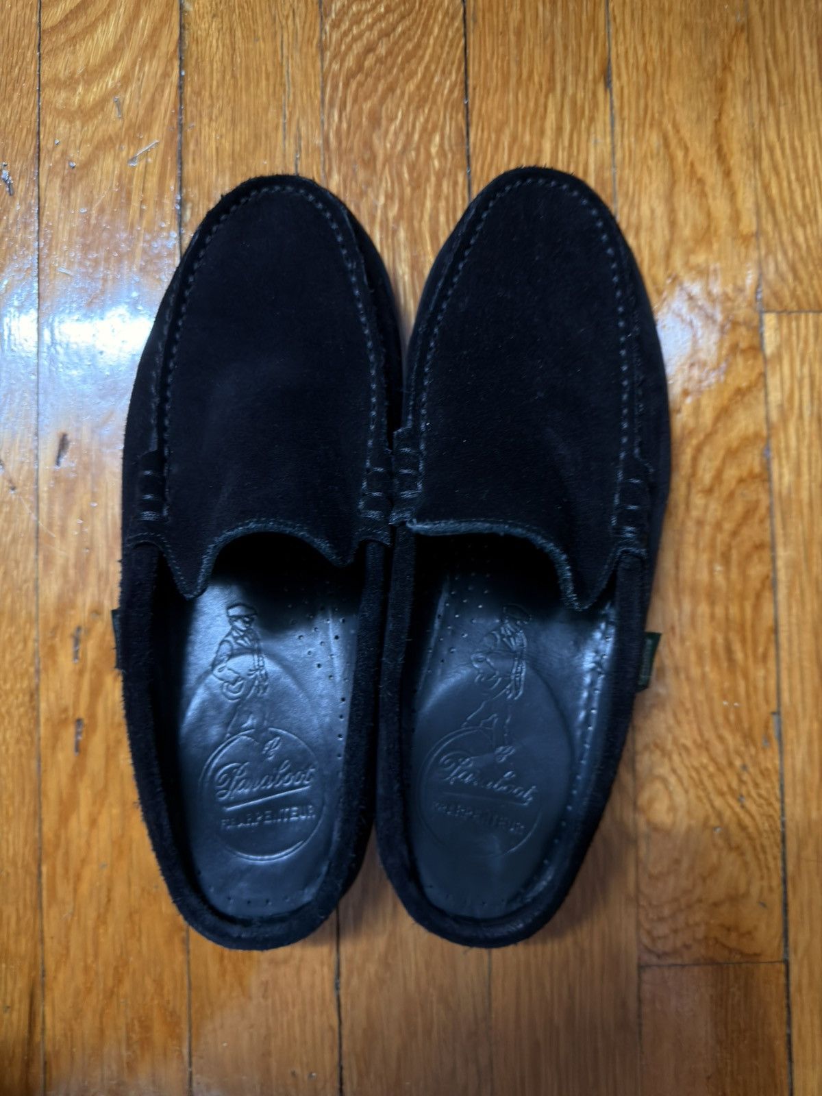 Arpenteur × Paraboot Arpenteur x Paraboot club mule black suede Size US 7 / EU 40 - 1 Thumbnail