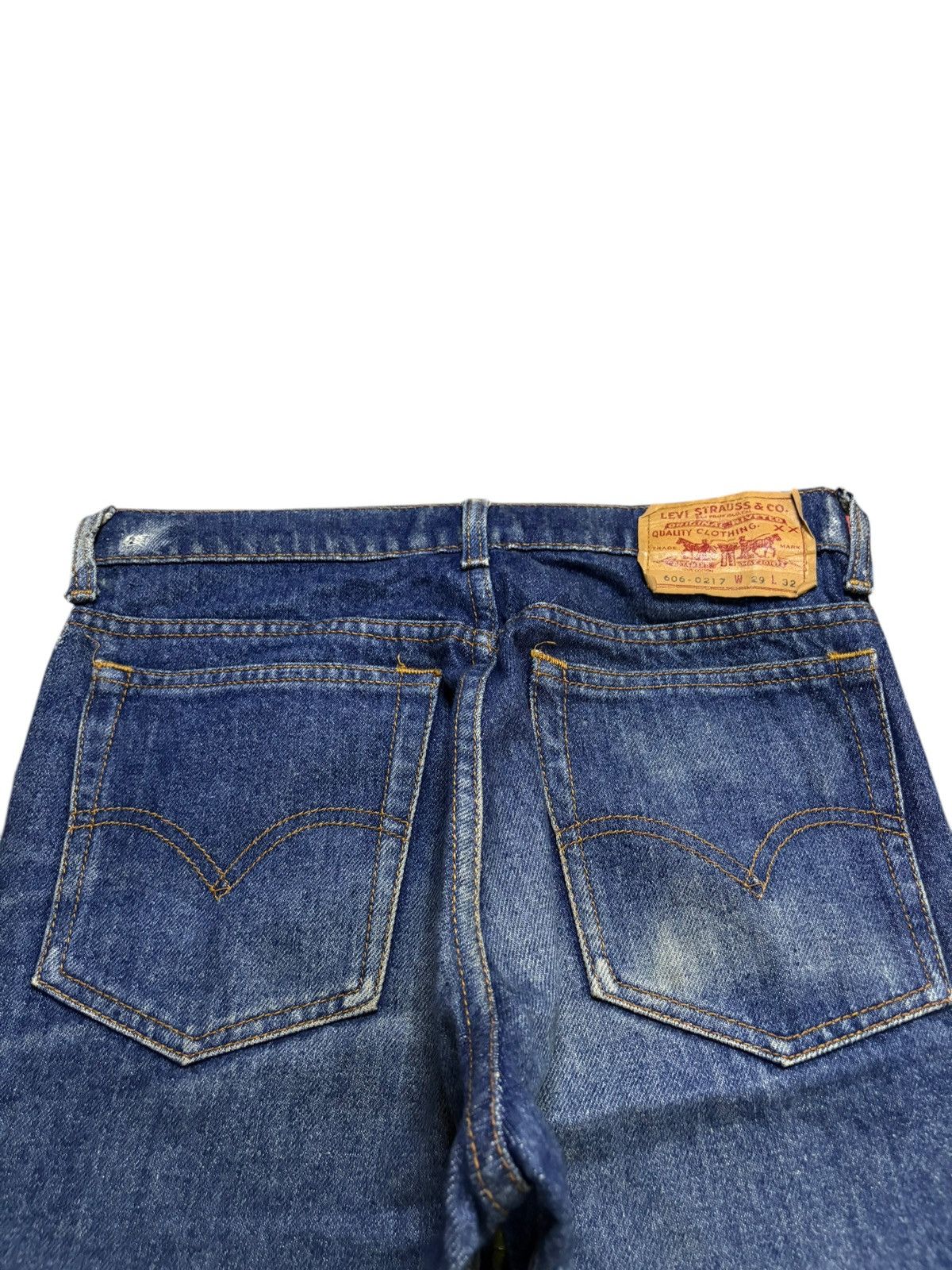 Levi's Vintage 90s Levis 606 Blue Wash Jeans Size US 29 - 8 Thumbnail