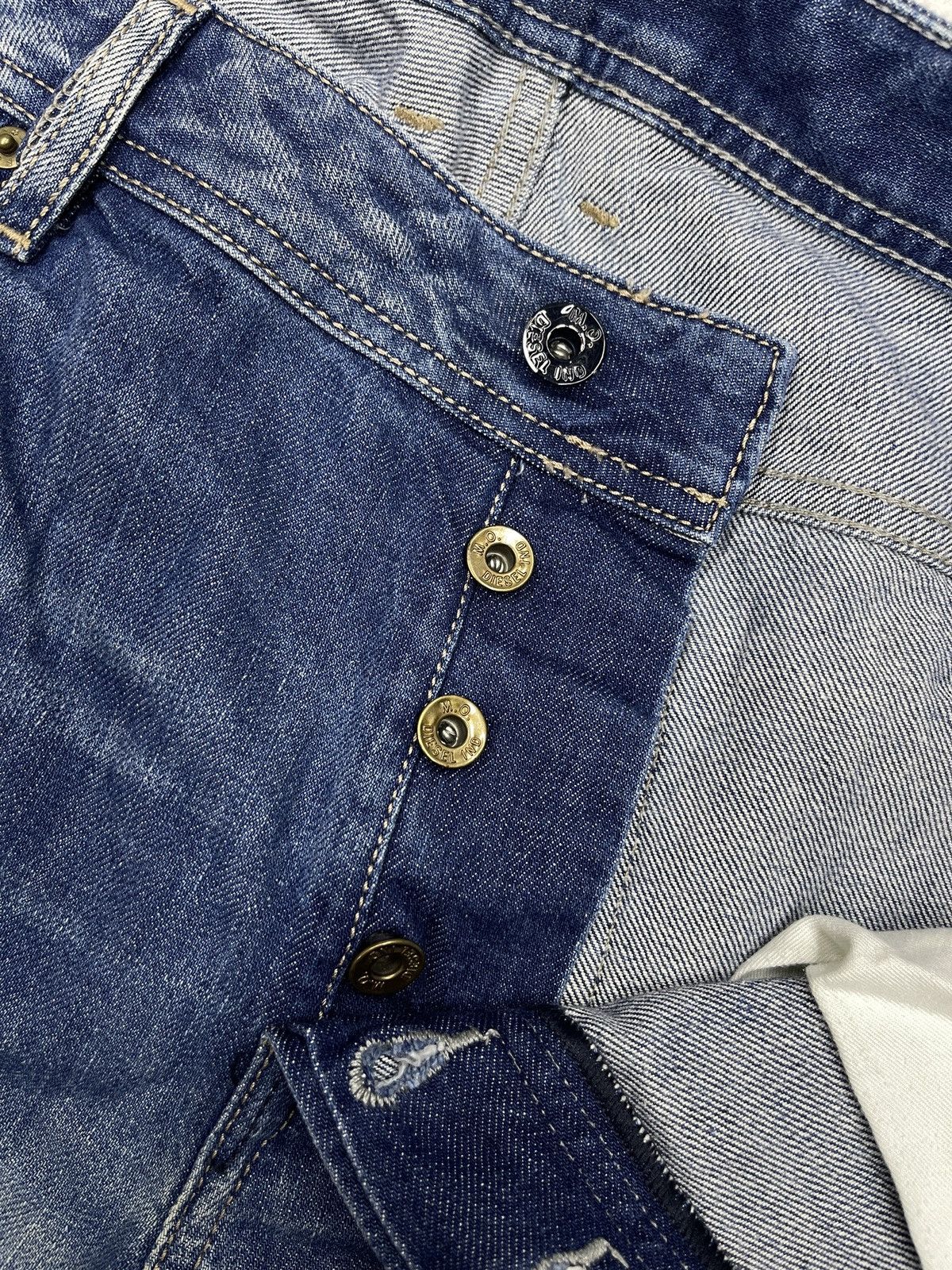 Diesel Mens Diesel Zatiny Denim Jeans Blue Y2K Size US 36 / EU 52 - 10 Thumbnail