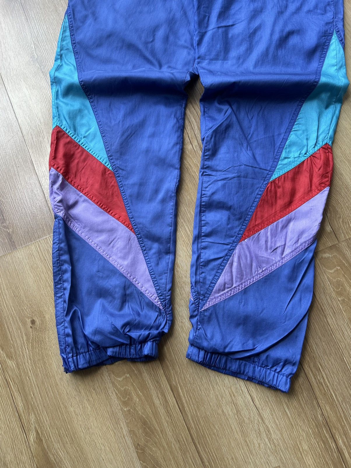 Adidas Vintage 80s Adidas Trefoil Y2K Retro Nylon Track Suit Size US L / EU 52-54 / 3 - 11 Thumbnail