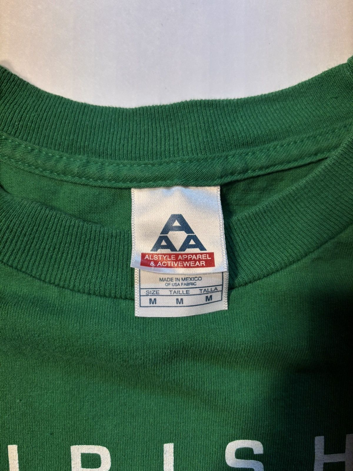 Alstyle Vtg Ireland Irish Beer Drinking Team St. Patrick’s Day Size US M / EU 48-50 / 2 - 3 Thumbnail