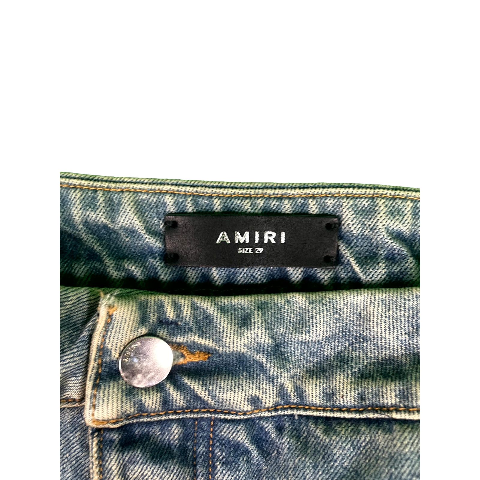 Amiri Amiri Cargo Light Wash Jeans Size US 29 - 3 Thumbnail