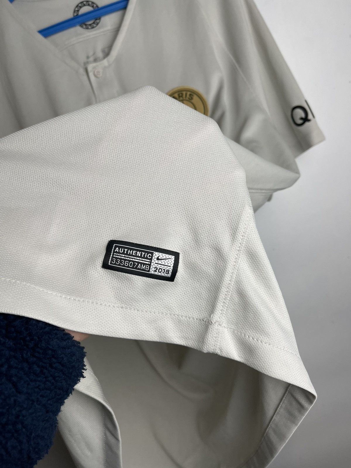 Nike 2018 PSG José Barroso journalist Nike vaporknit t-shirt Size US XL / EU 56 / 4 - 7 Thumbnail