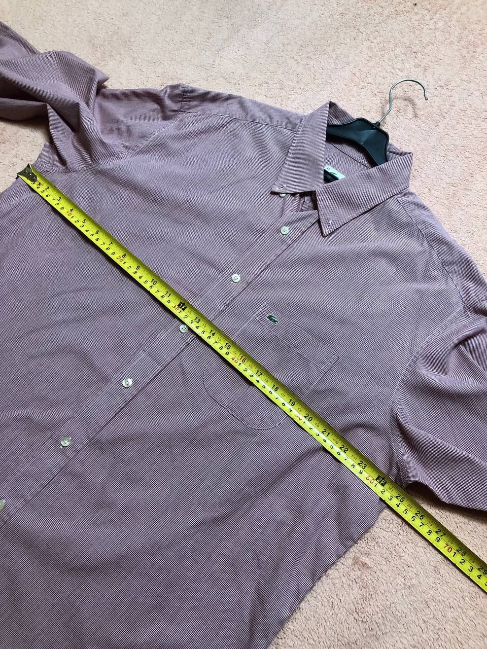 Lacoste Vintage print shirt logo Lacoste crazy Y2K streetwear Size US L / EU 52-54 / 3 - 10 Thumbnail