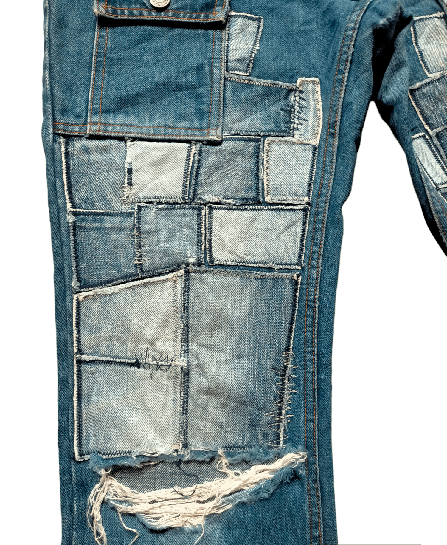 Hysteric Glamour ⚡Rare Hysteric Glamour Patchwork Bush Pants Jeans Size US 32 / EU 48 - 6 Thumbnail