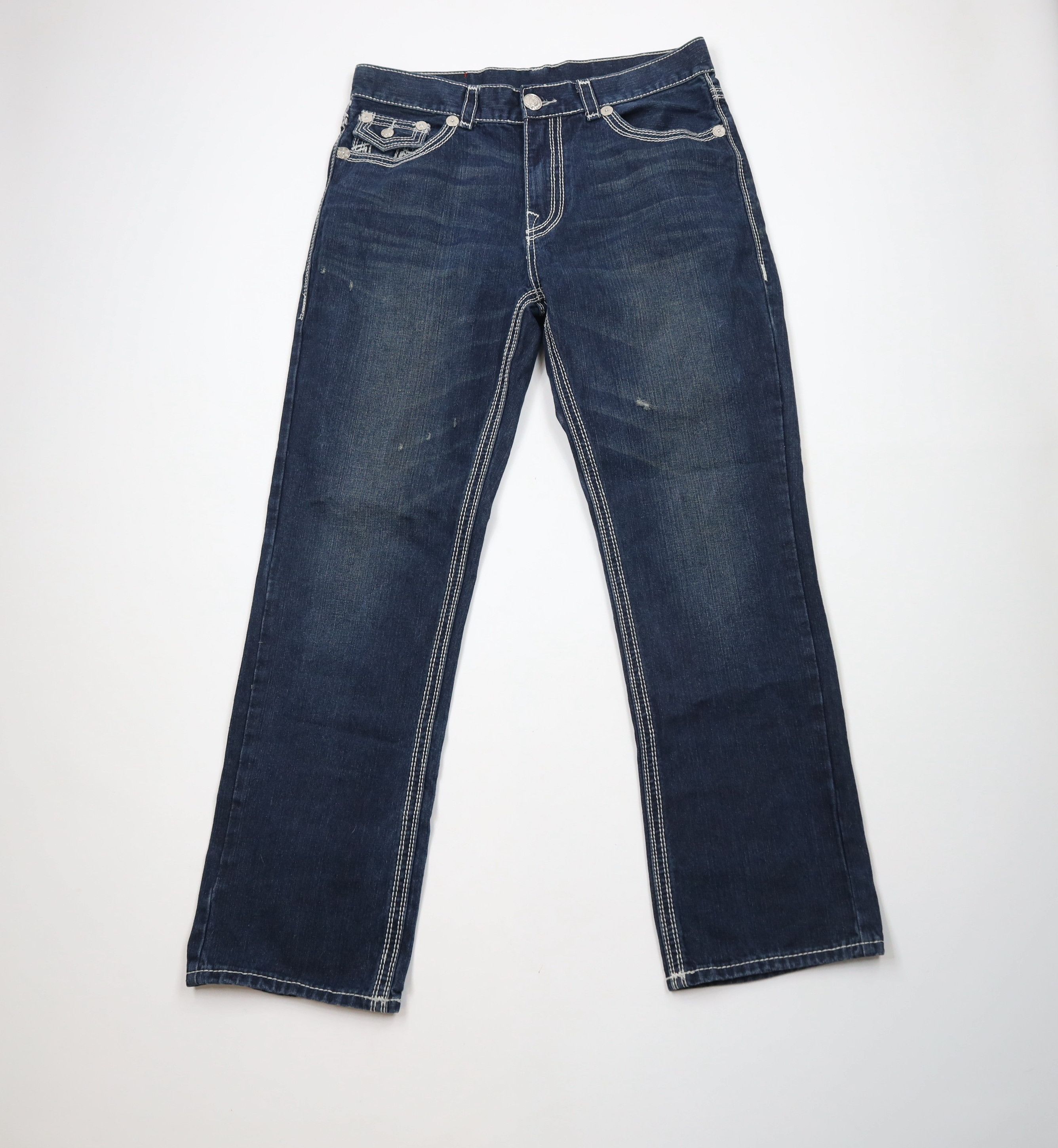 True Religion × Vintage Vintage True Religion Ricky Big QT Denim Jeans Blue USA Size US 38 / EU 54 - 1 Thumbnail