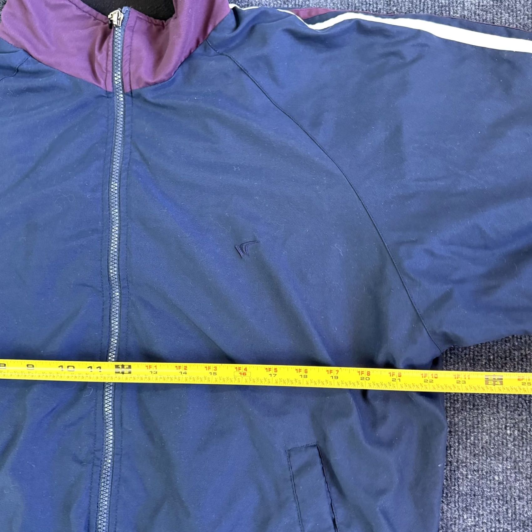 Vintage VINTAGE Winners Track Jacket Mens M Blue Zip Lined Striped Elastic Waist Size US M / EU 48-50 / 2 - 5 Thumbnail
