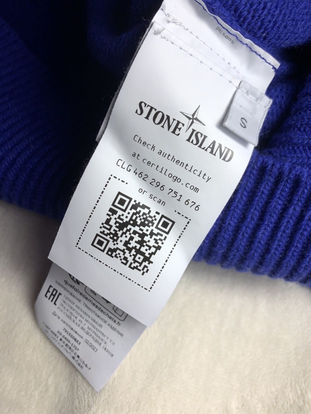 Stone Island Blue Stone Island Sweater Size US S / EU 44-46 / 1 - 4 Thumbnail