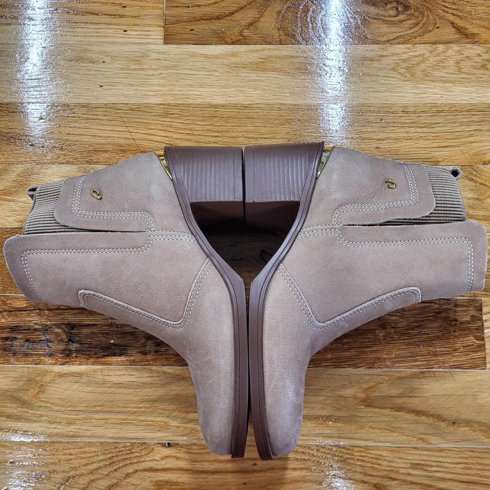 Vintage Pegada Lane Ankle Boots Women's Size 5.5 Mid Heel Leather Made In Brazil EUR 36 Boots Taupe Women Size US 6 / IT 36 - 7 Thumbnail