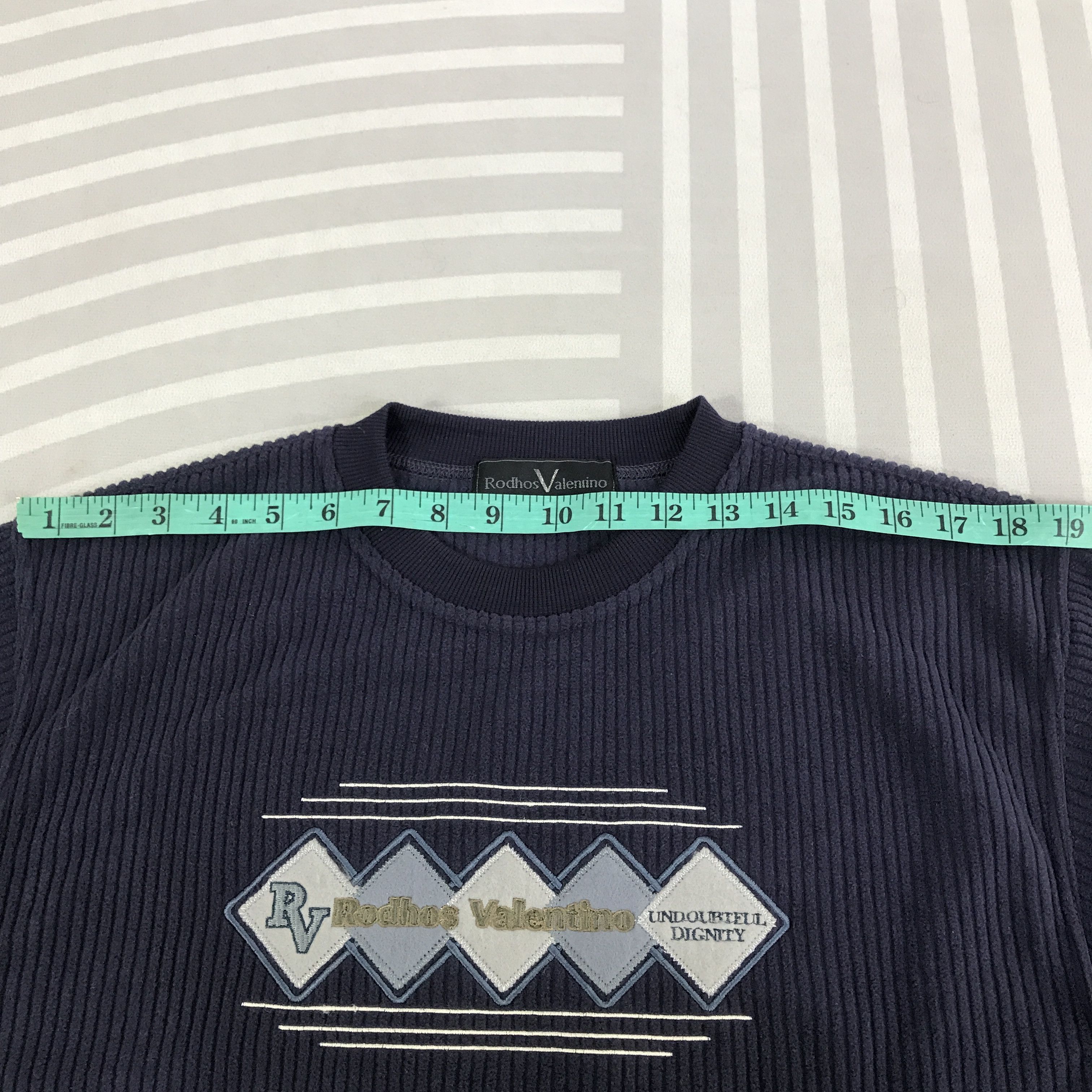 Japanese Brand Vintage Rodhos Valenrino Sweatshirt K114B22 Size US M / EU 48-50 / 2 - 6 Thumbnail