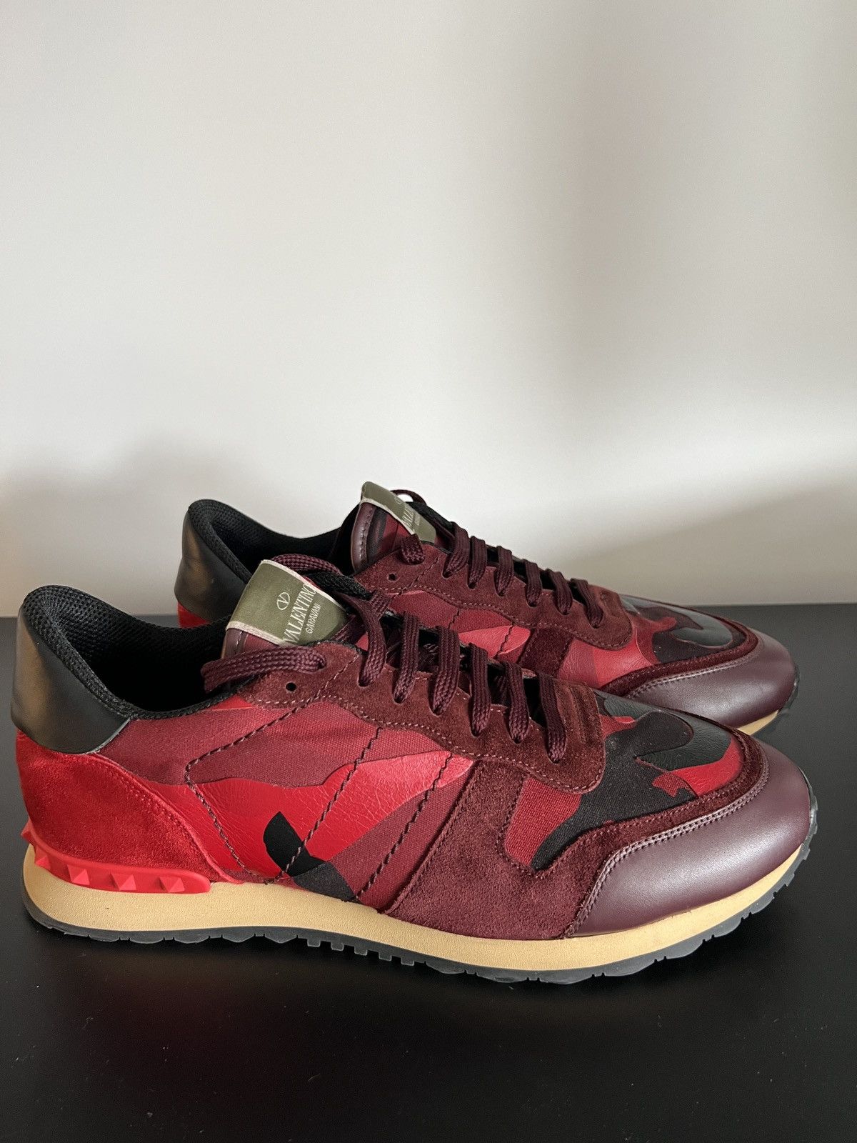 Valentino Valentino Camo Sneaker Red Size US 11 / EU 44 - 1 Thumbnail
