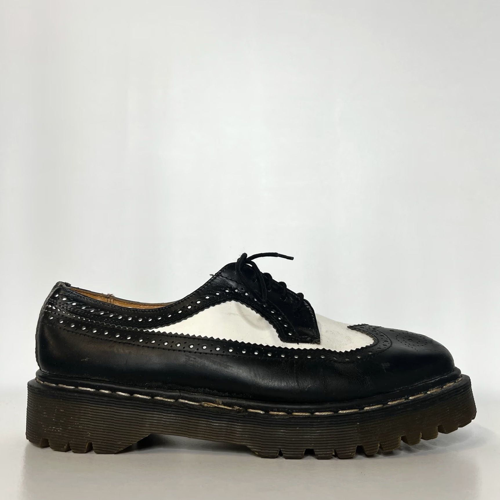 VINTAGE Dr Martens Wingtip 3989 Bex Brogues Leather Shoes Mens US