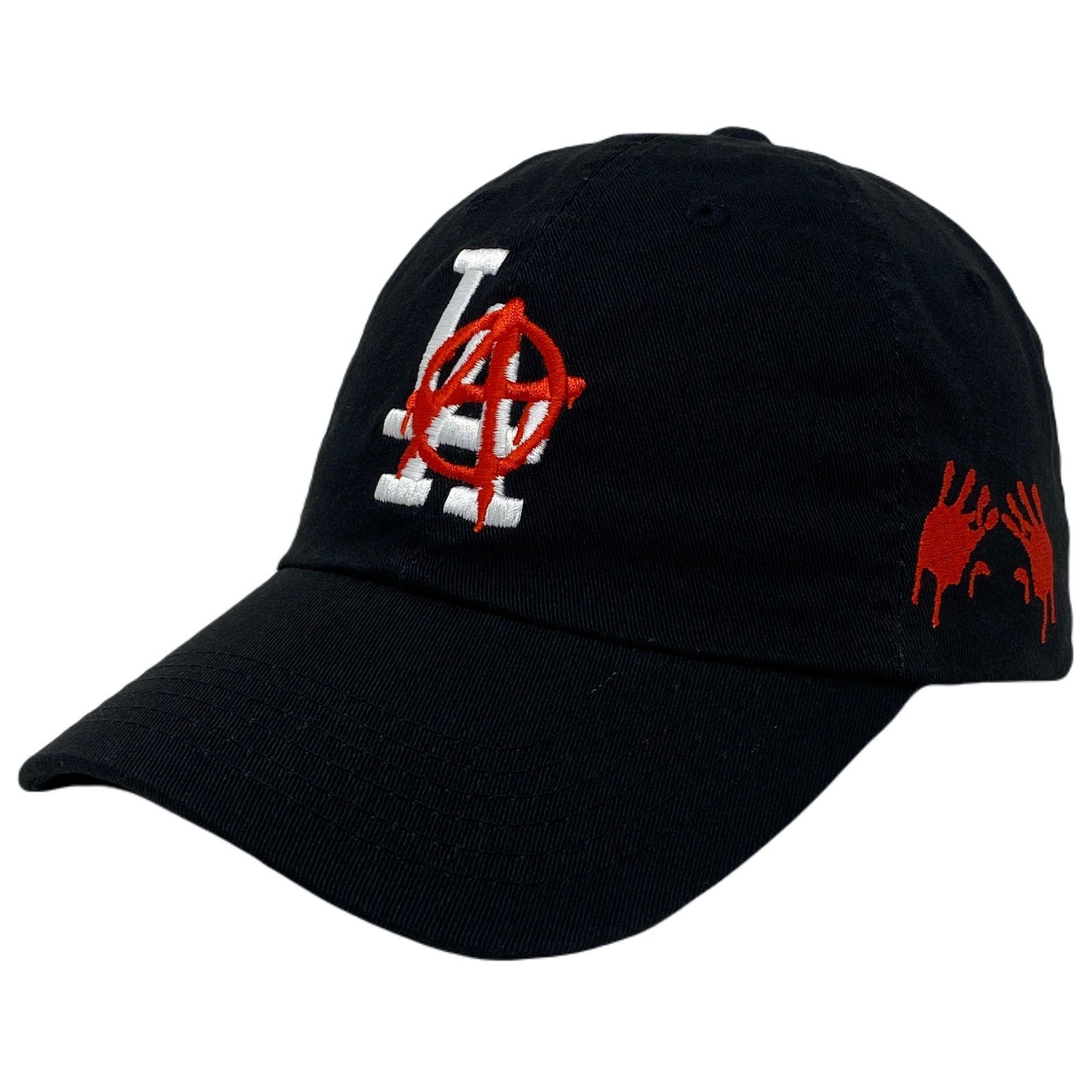 Other Los Angeles LA Anarchy Bloody Hands Slouch Dad Hat Size ONE SIZE - 3 Thumbnail