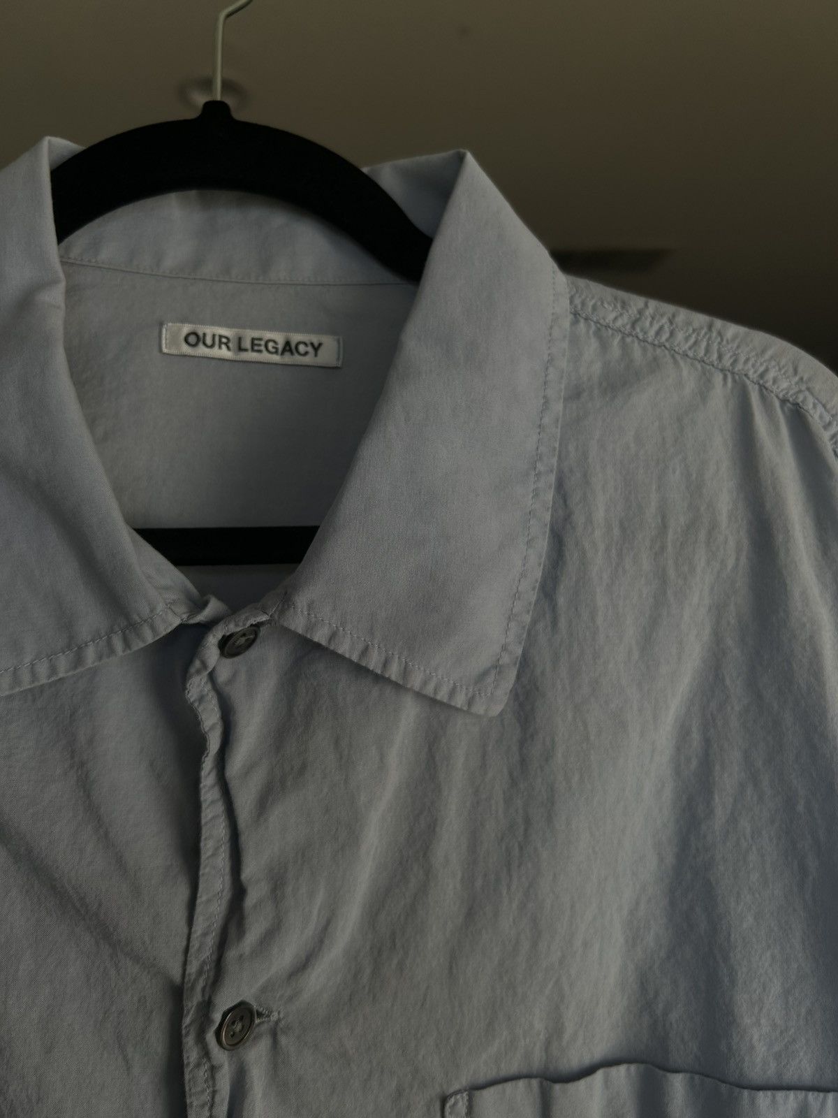 Our Legacy Our Legacy Blue Box Shirt Size US L / EU 52-54 / 3 - 5 Thumbnail