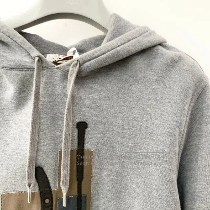 Hermes Hermes Grey Horseshoe Logo Hoodie. Size US M / EU 48-50 / 2 - 7 Thumbnail