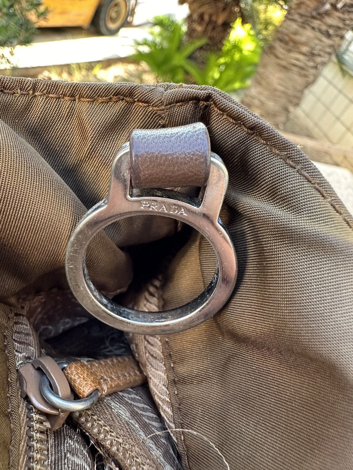 Prada Prada Nylon Bag Brown Size ONE SIZE - 11 Thumbnail