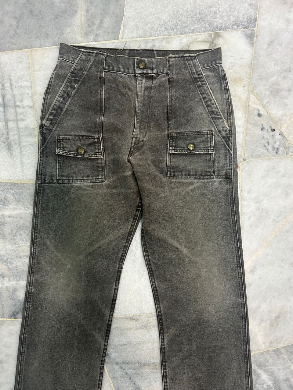 Japanese Brand Vintage Gung Ho "Baker" Fatigue Pants Size US 31 - 4 Thumbnail