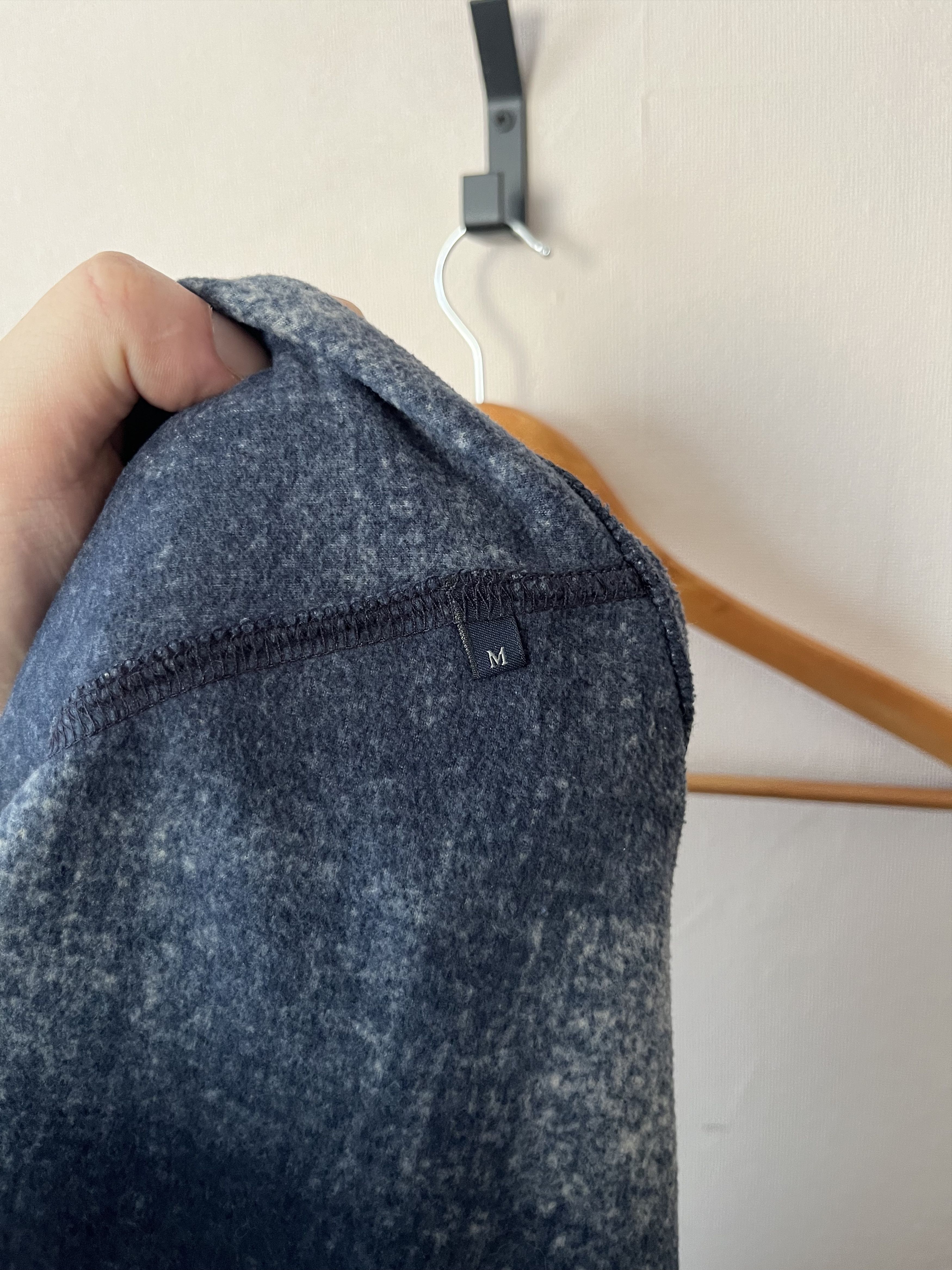 Ermenegildo Zegna Zegna Sport Blue Check Fleece Lightweight Sweatshirt Size US M / EU 48-50 / 2 - 8 Thumbnail