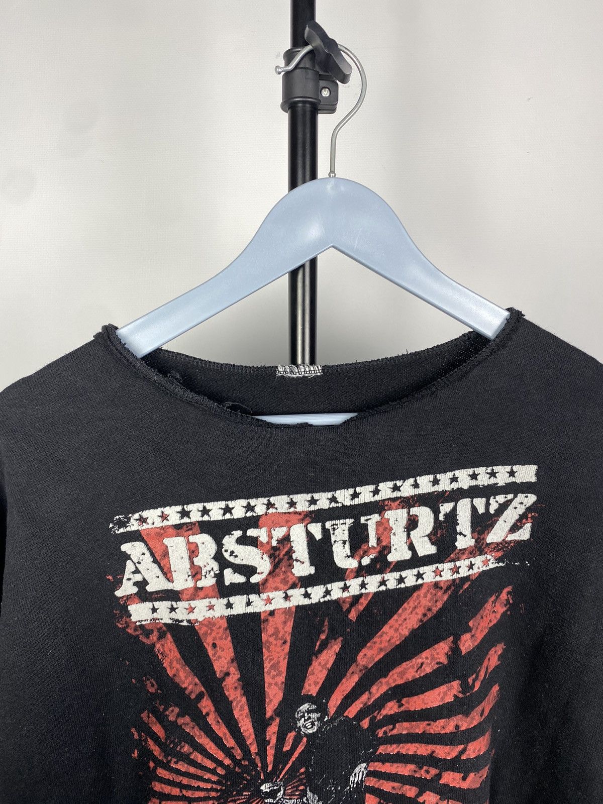 Band Tees × Vintage Vintage 00s Punk ABSTURTZ - Alles Wird Gut Band Faded Black Size US M / EU 48-50 / 2 - 6 Thumbnail