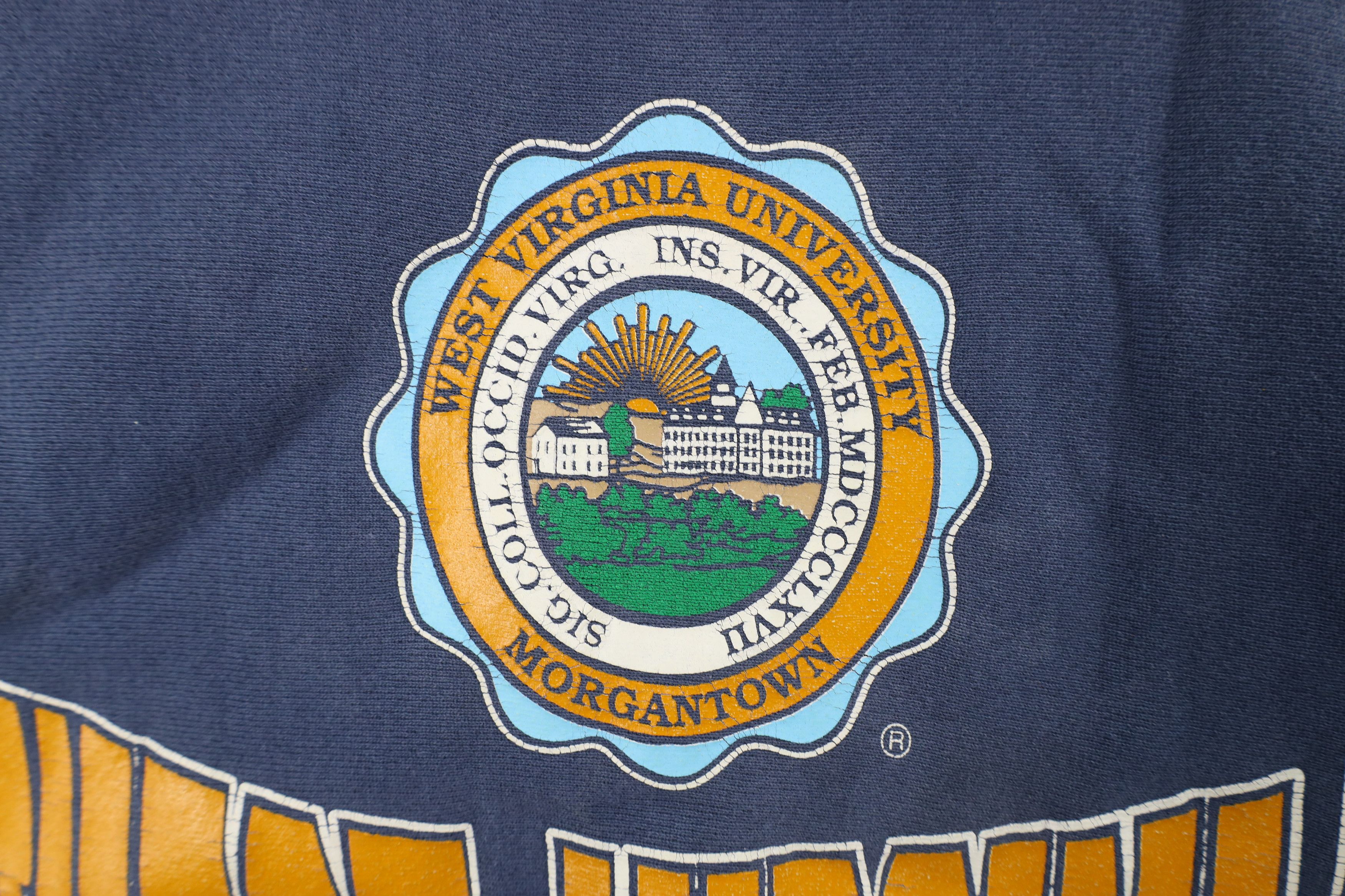 Vintage Vintage 80s 90s West Virginia University Sweatshirt USA Size US L / EU 52-54 / 3 - 6 Thumbnail