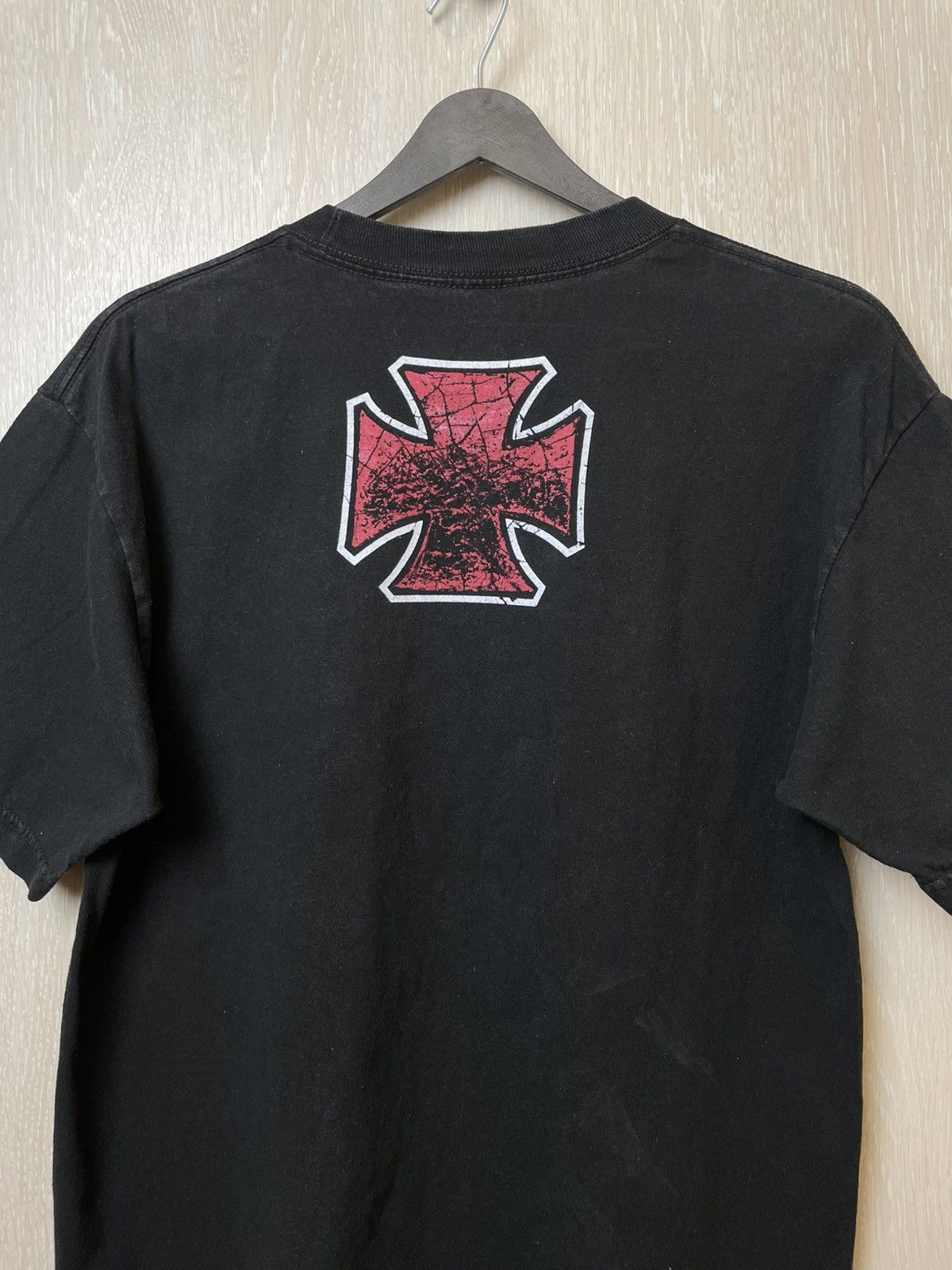 Vintage × WWE WWE Triple H Omnes Spes Demortae Sunt Black T-Shirt Size US M / EU 48-50 / 2 - 5 Thumbnail